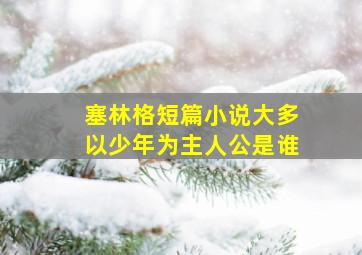 塞林格短篇小说大多以少年为主人公是谁