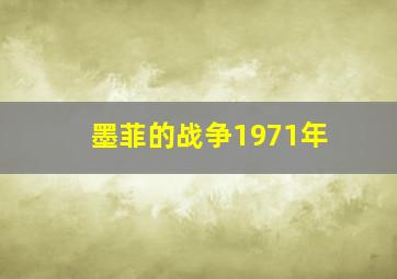 墨菲的战争1971年