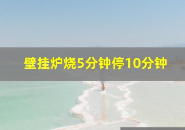 壁挂炉烧5分钟停10分钟