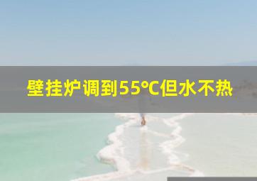 壁挂炉调到55℃但水不热