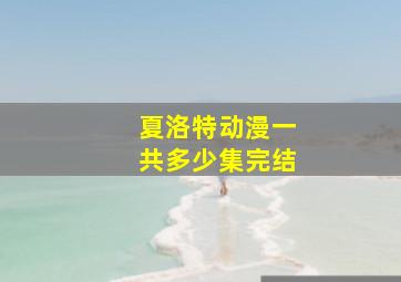 夏洛特动漫一共多少集完结