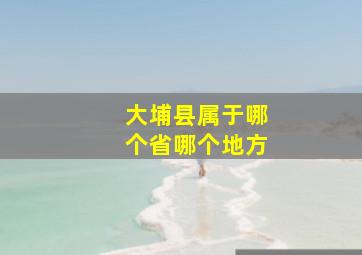 大埔县属于哪个省哪个地方