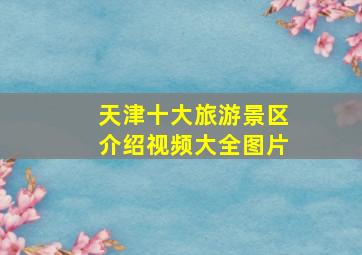 天津十大旅游景区介绍视频大全图片