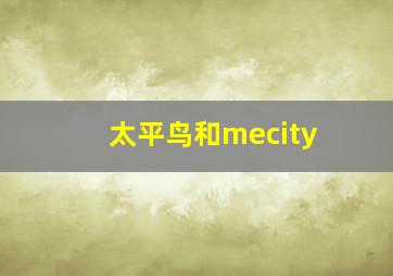 太平鸟和mecity