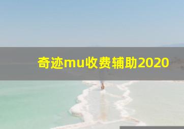 奇迹mu收费辅助2020