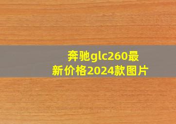 奔驰glc260最新价格2024款图片