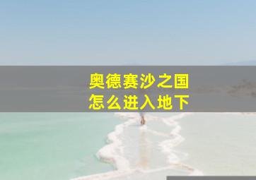 奥德赛沙之国怎么进入地下