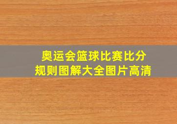 奥运会篮球比赛比分规则图解大全图片高清