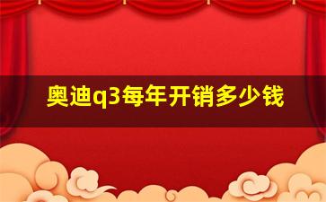 奥迪q3每年开销多少钱