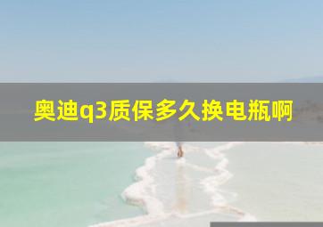 奥迪q3质保多久换电瓶啊