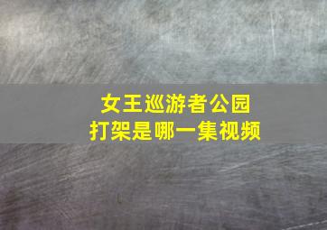 女王巡游者公园打架是哪一集视频