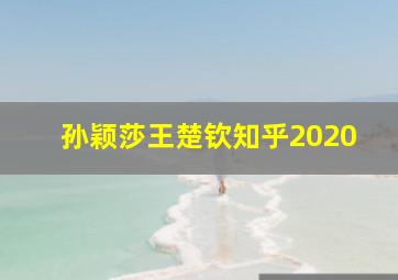 孙颖莎王楚钦知乎2020