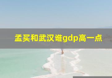 孟买和武汉谁gdp高一点