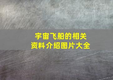 宇宙飞船的相关资料介绍图片大全