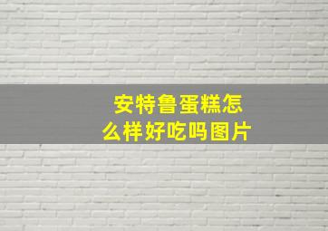 安特鲁蛋糕怎么样好吃吗图片