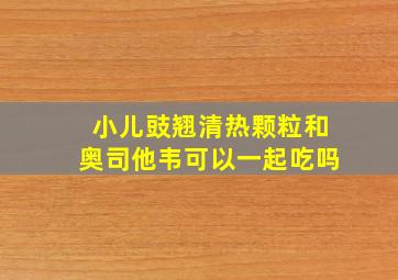 小儿豉翘清热颗粒和奥司他韦可以一起吃吗