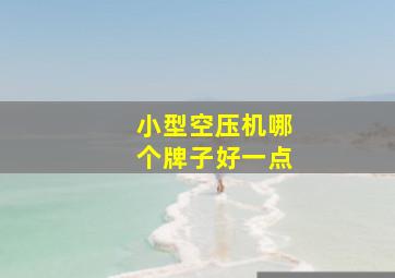 小型空压机哪个牌子好一点