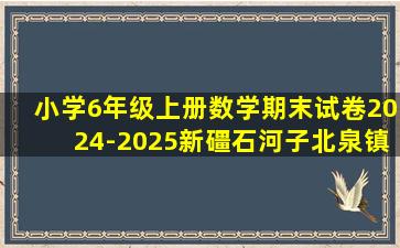 小学6年级上册数学期末试卷2024-2025新礓石河子北泉镇