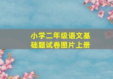 小学二年级语文基础题试卷图片上册