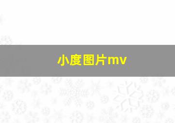 小度图片mv