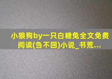 小狼狗by一只白糖兔全文免费阅读(刍不回)小说_书荒...