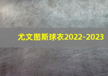 尤文图斯球衣2022-2023