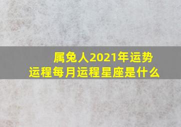 属兔人2021年运势运程每月运程星座是什么