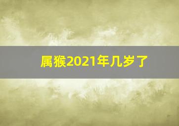 属猴2021年几岁了