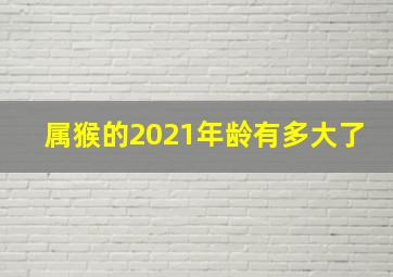 属猴的2021年龄有多大了