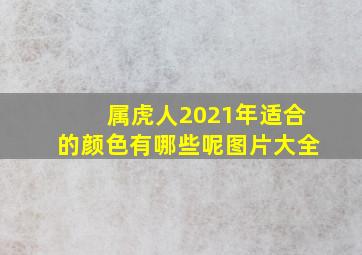 属虎人2021年适合的颜色有哪些呢图片大全