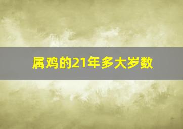 属鸡的21年多大岁数