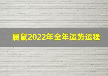 属鼠2022年全年运势运程