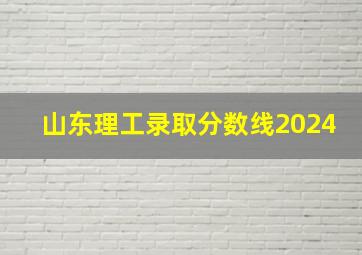 山东理工录取分数线2024