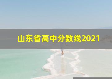 山东省高中分数线2021