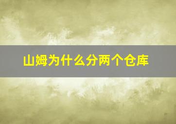 山姆为什么分两个仓库