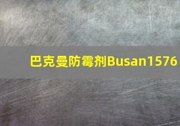 巴克曼防霉剂Busan1576