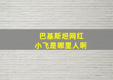 巴基斯坦网红小飞是哪里人啊