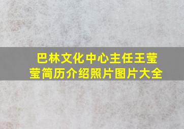 巴林文化中心主任王莹莹简历介绍照片图片大全