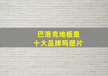 巴洛克地板是十大品牌吗图片