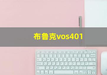 布鲁克vos401