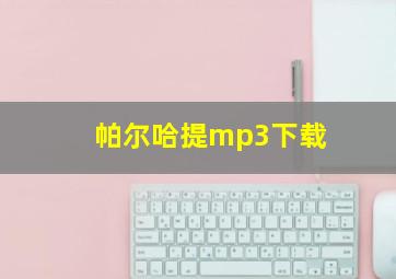 帕尔哈提mp3下载