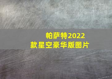 帕萨特2022款星空豪华版图片