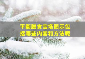 平衡膳食宝塔图示包括哪些内容和方法呢