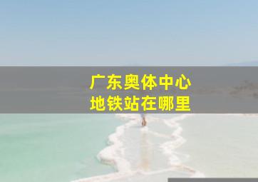 广东奥体中心地铁站在哪里