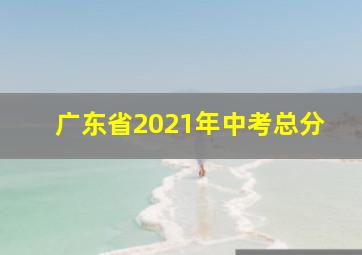 广东省2021年中考总分