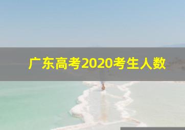 广东高考2020考生人数