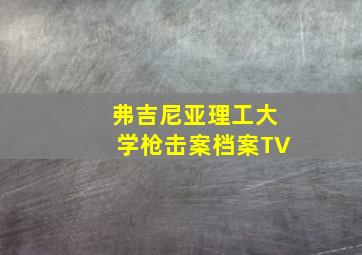 弗吉尼亚理工大学枪击案档案TV