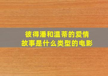 彼得潘和温蒂的爱情故事是什么类型的电影