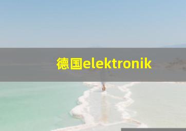 德国elektronik