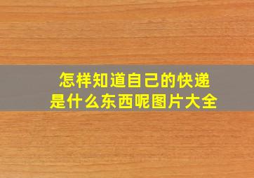 怎样知道自己的快递是什么东西呢图片大全